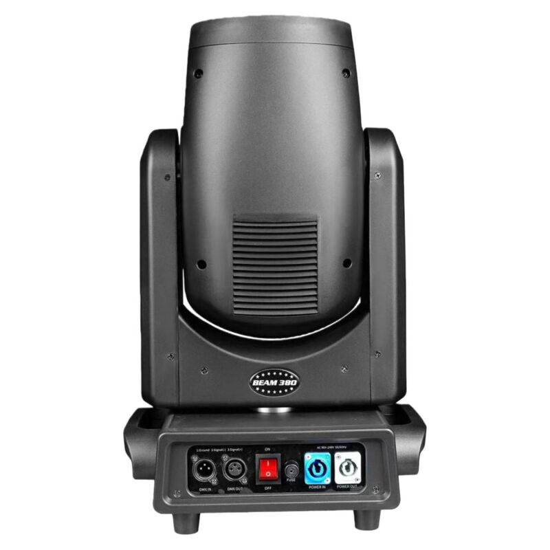 19r 380w beam moving head light with ring effect and rdm