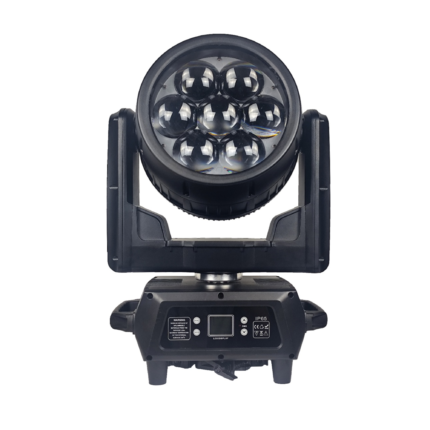 aura ip65 7pcs 60w 4in1 rgbw led moving head light